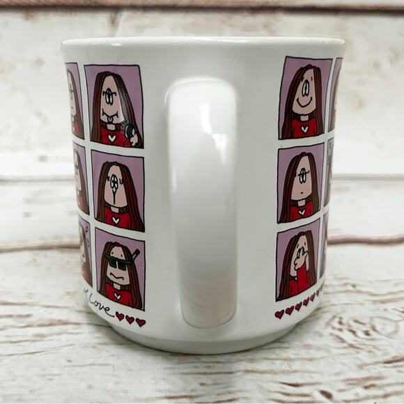 CATHY GUISEWITE Vintage Many Faces of Love Mug - Picture 2 of 7